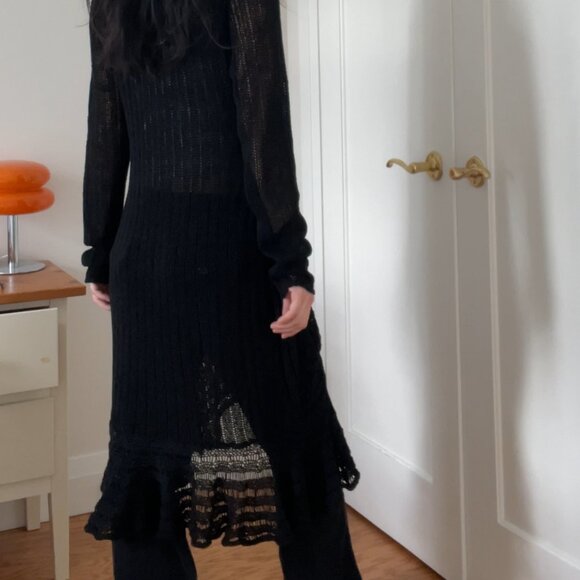 BCBG Knit Gothic Long Cardigan - Picture 10 of 10